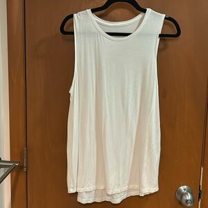 L A New Day Sleeveless White Top